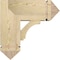Ekena Millwork Imperial Arts and Crafts Rough Sawn Bracket w/ Offset Brace, Douglas Fir, 8"W x 18"D x 18"H BKT0806X18X18IMP03RDF - alternate 3